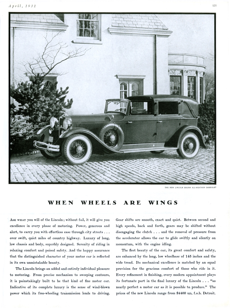 1931 Lincoln 11
